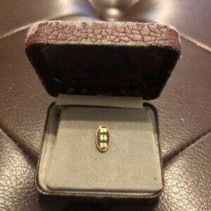 O.C. Tanner 10K Gold Filled Tie Tack Pin Vtg w/Box